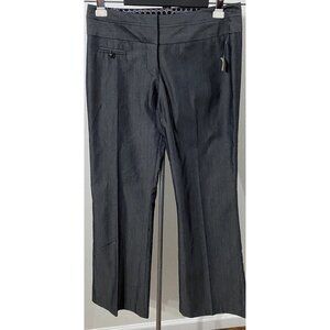 Maurices Womens Size 9 / 10  Trouser Pants 32X32” Wide Leg Dark Gray Stretch